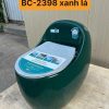 BỒN CẦU TRỨNG 1 KHỐI BC-2398 XANH LÁ